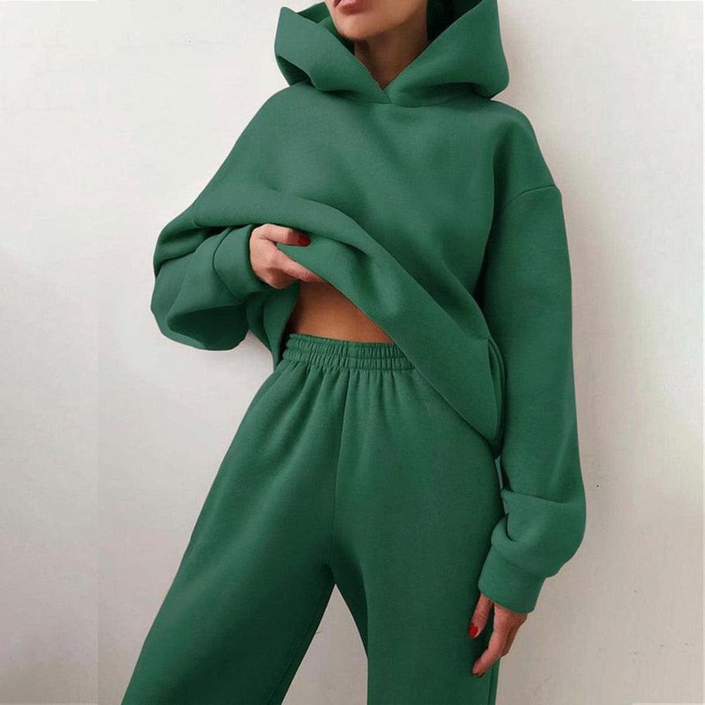 Delilah | Damen Hoodie- Und Jogger-Set Mit Lockerer Passform
