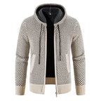 Dylan | Herren Strickjacke Mit Reißverschluss Und Kapuze