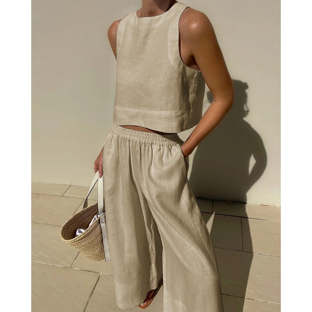 Beatrice | Zweiteiliges Damen-Set mit Oberteil und Hose