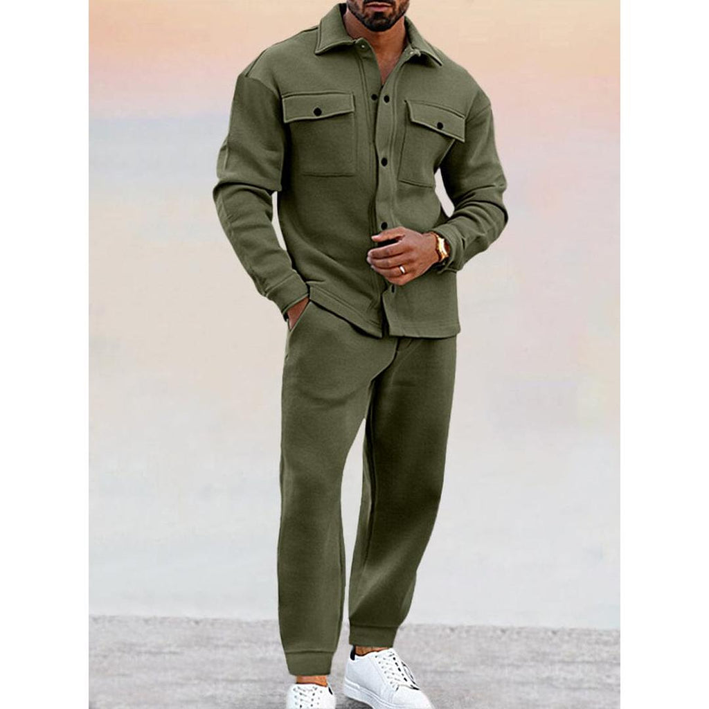 Adrian | Herren Zweiteiliges Athleisure Set Mit Jacke Und Hose