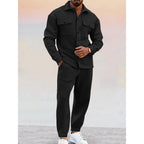 Adrian | Herren Zweiteiliges Athleisure Set Mit Jacke Und Hose