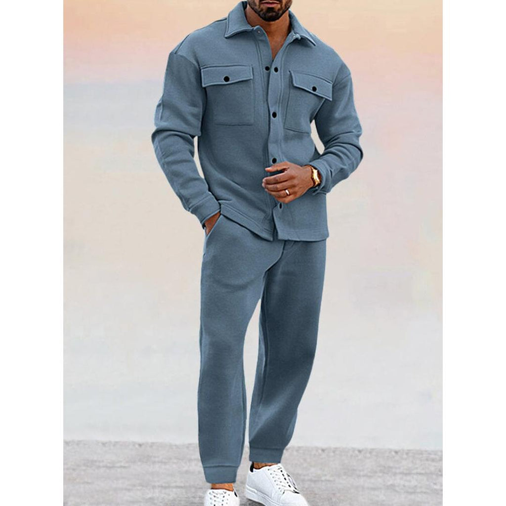 Adrian | Herren Zweiteiliges Athleisure Set Mit Jacke Und Hose