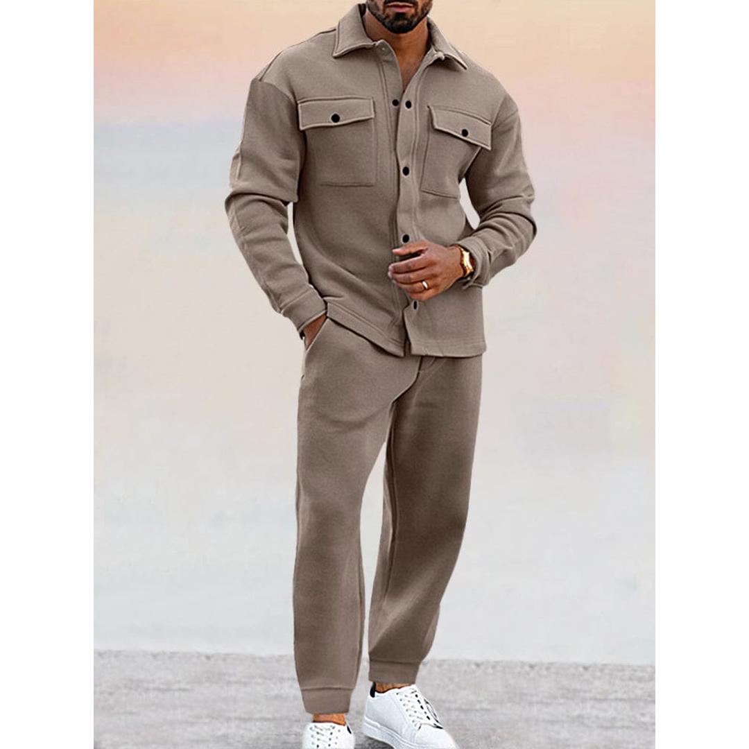 Adrian | Herren Zweiteiliges Athleisure Set Mit Jacke Und Hose