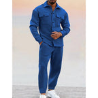 Adrian | Herren Zweiteiliges Athleisure Set Mit Jacke Und Hose