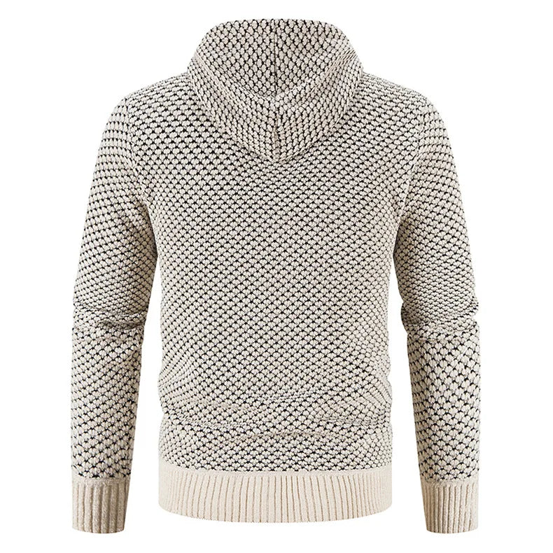 Dylan | Herren Strickjacke Mit Reißverschluss Und Kapuze