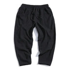 Zachary | Herren Verkürzte Tapered Hose Mit Kordelzug