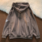 Hunter | Herren Oversize Hoodie Mit Reißverschluss Und Frontprint