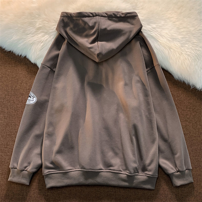Hunter | Herren Oversize Hoodie Mit Reißverschluss Und Frontprint