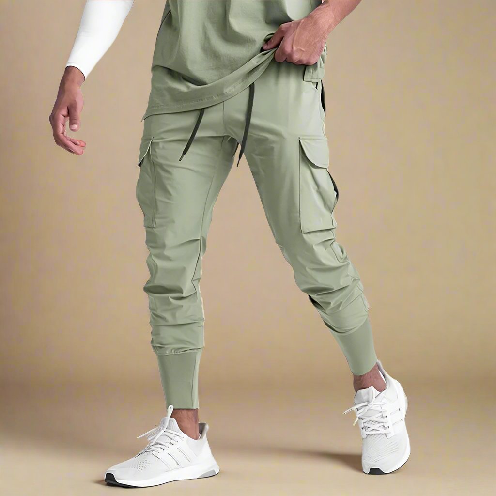 Spencer | Herren Tapered Cargo Jogginghose Mit Mehreren Taschen