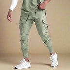 Spencer | Herren Tapered Cargo Jogginghose Mit Mehreren Taschen