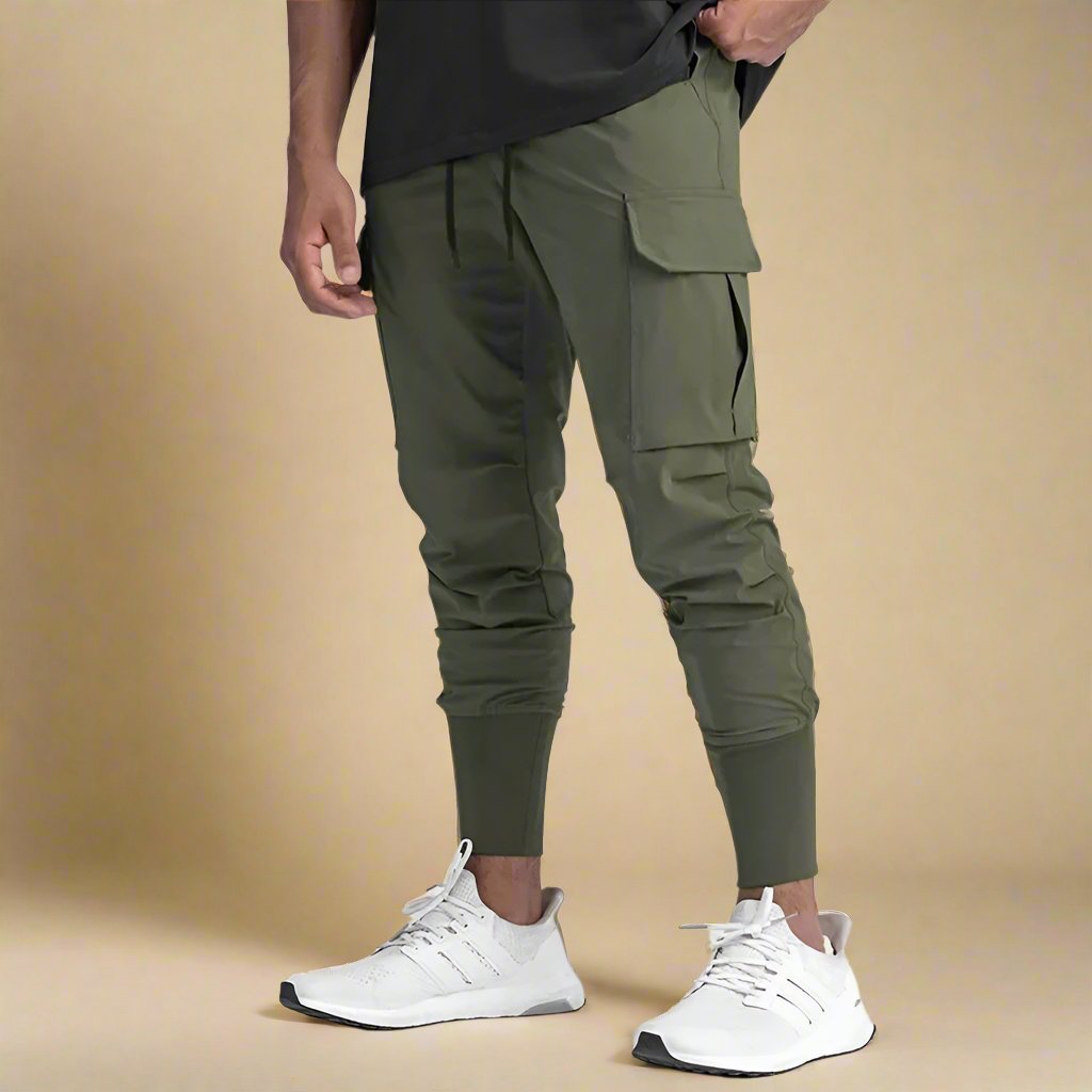 Spencer | Herren Tapered Cargo Jogginghose Mit Mehreren Taschen