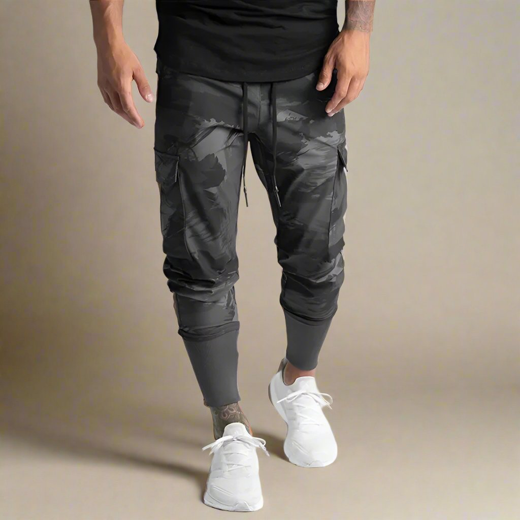 Spencer | Herren Tapered Cargo Jogginghose Mit Mehreren Taschen