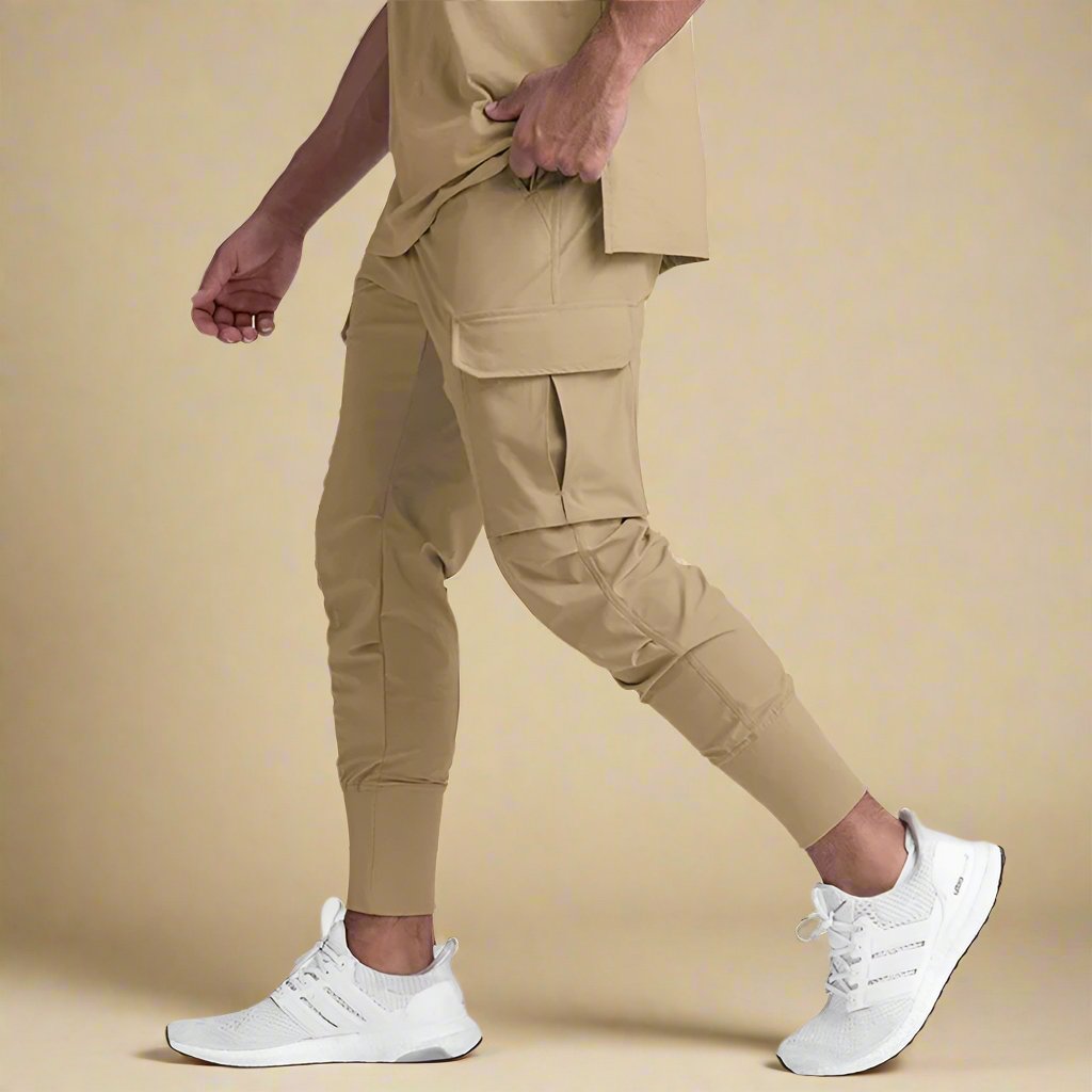 Spencer | Herren Tapered Cargo Jogginghose Mit Mehreren Taschen