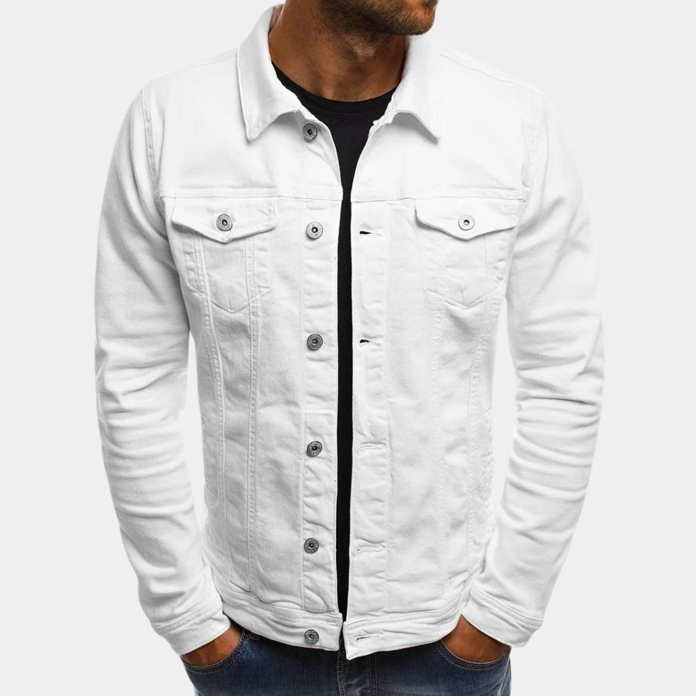 Nathan | Herren Jacke Mit Knopfleiste Und Brusttaschen