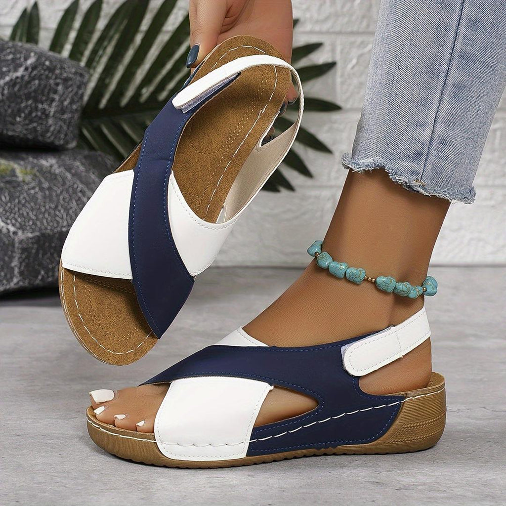 Katherine | Damen Flache Sandalen Mit Verstellbaren Trägern