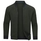 Logan | Herren Gesteppter Pullover Mit Reißverschluss Und Rippkragen