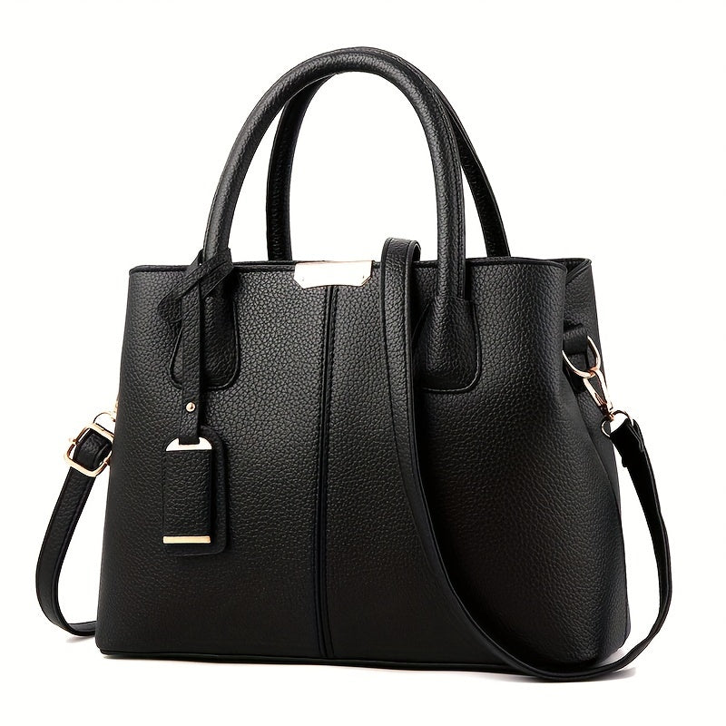 Vivian | Damen Strukturierte Handtasche Mit Schulterriemen