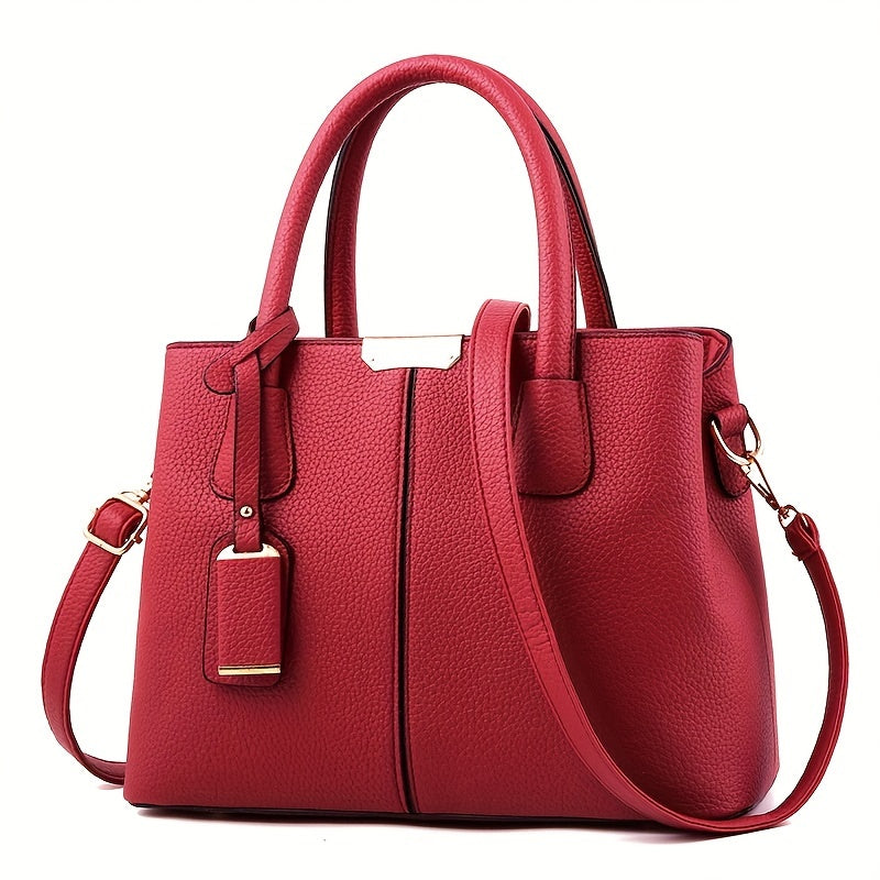 Vivian | Damen Strukturierte Handtasche Mit Schulterriemen