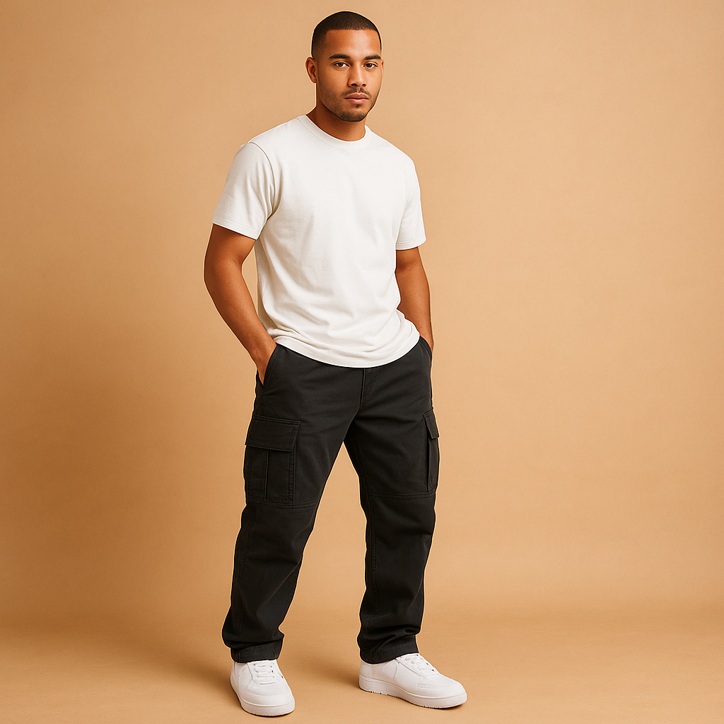 Brody | Herren Cargo Hose Mit Mehreren Taschen Und Normaler Passform