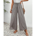Ariana | Damen Hose Mit Hoher Taille Und Geometrischem Print
