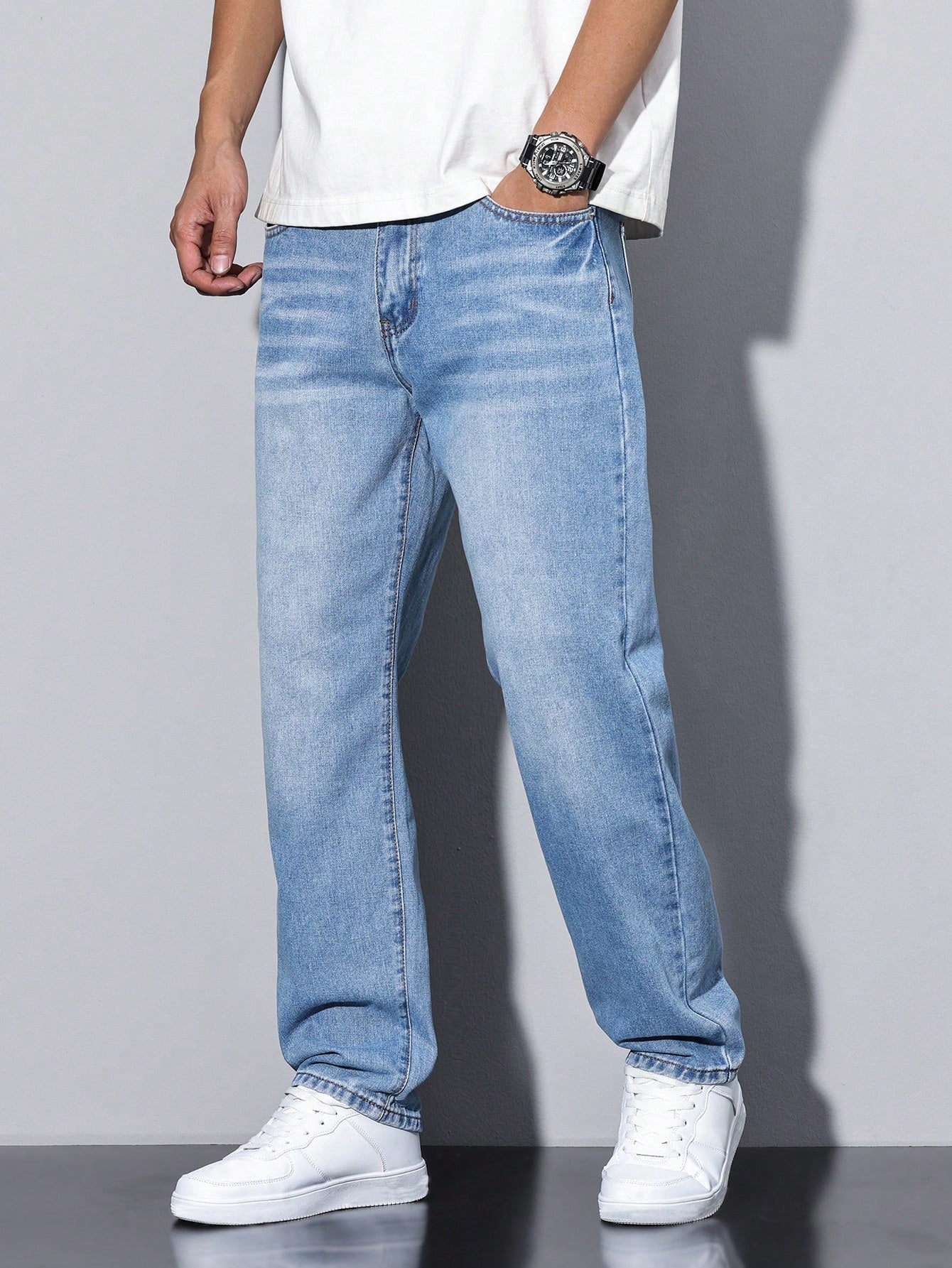 Dylan | Herren Locker Geschnittene Baggy Jeans