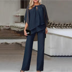 Elise | Damen Zweiteiler Set Mit Lagenlook Oberteil Und Hose
