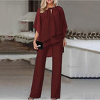 Elise | Damen Zweiteiler Set Mit Lagenlook Oberteil Und Hose