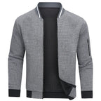 Logan | Herren Gesteppter Pullover Mit Reißverschluss Und Rippkragen