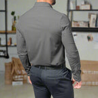Zane | Herren Stretch Hemd Mit Klassischem Kragen Und Manschetten