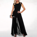 Lily | Damen Overall mit ärmellosem Schnitt und weitem Bein