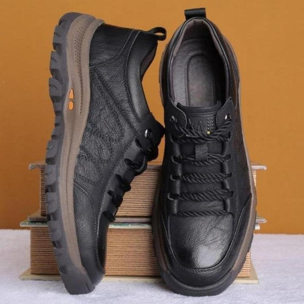 Daniel | Herren Lederschuhe mit Schnürung und profilierter Laufsohle