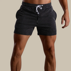 Ryder | Herren Gestreifte Badeshorts Mit Kordelzug