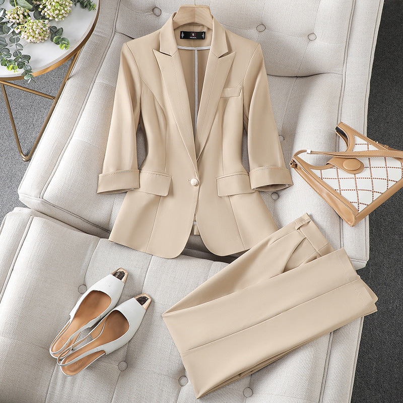 Natalie | Damen Zweiteiliges Anzugset Mit Blazer Und Hose