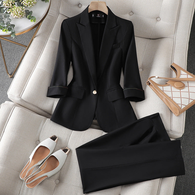 Natalie | Damen Zweiteiliges Anzugset Mit Blazer Und Hose