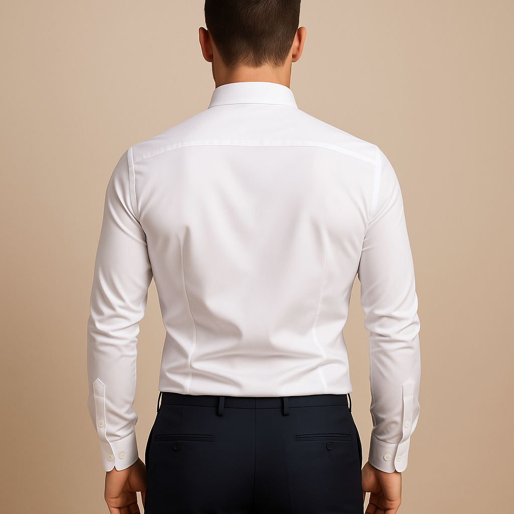 Colton | Herren Langarm Hemd Mit Knopfleiste Und Kontrastbesatz