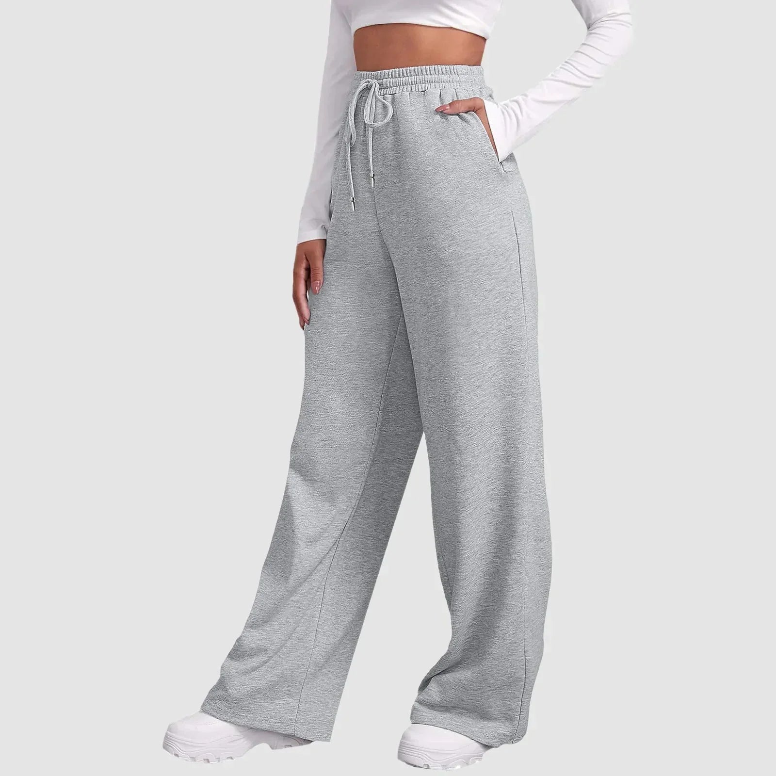 Iris | Damen Weite Jogginghose Mit Kordelzugbund