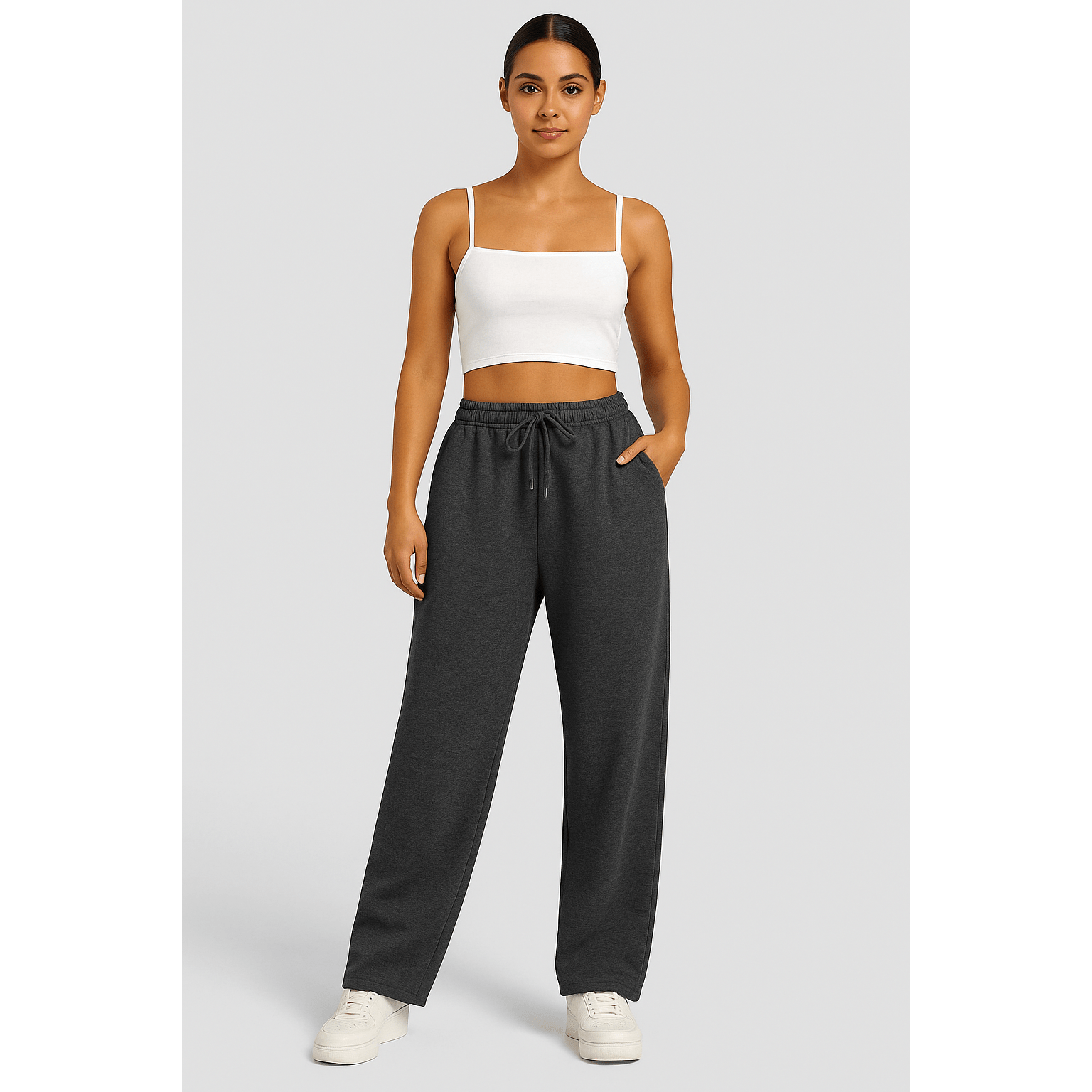 Iris | Damen Weite Jogginghose Mit Kordelzugbund