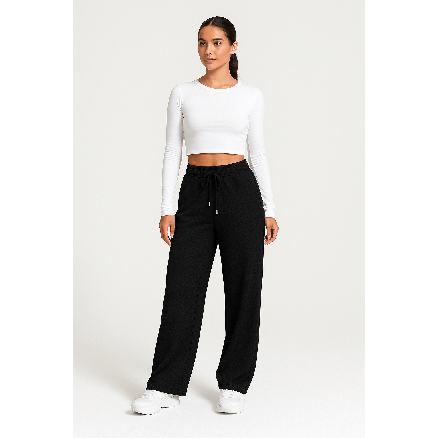 Iris | Damen Weite Jogginghose Mit Kordelzugbund