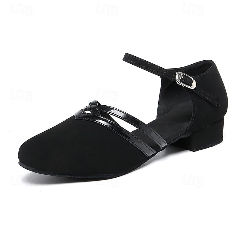 Celia | Damen Tanzschuhe Mit Runder Zehenpartie Und Schnallenriemen