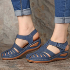 Selena | Damen Sandalen Mit Geschlossener Zehenpartie Und Cut-Out Design