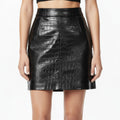 Rory | Damen High Rise A-Linien Minirock Mit Figurbetonter Passform