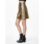 Rory | Damen High Rise A-Linien Minirock Mit Figurbetonter Passform