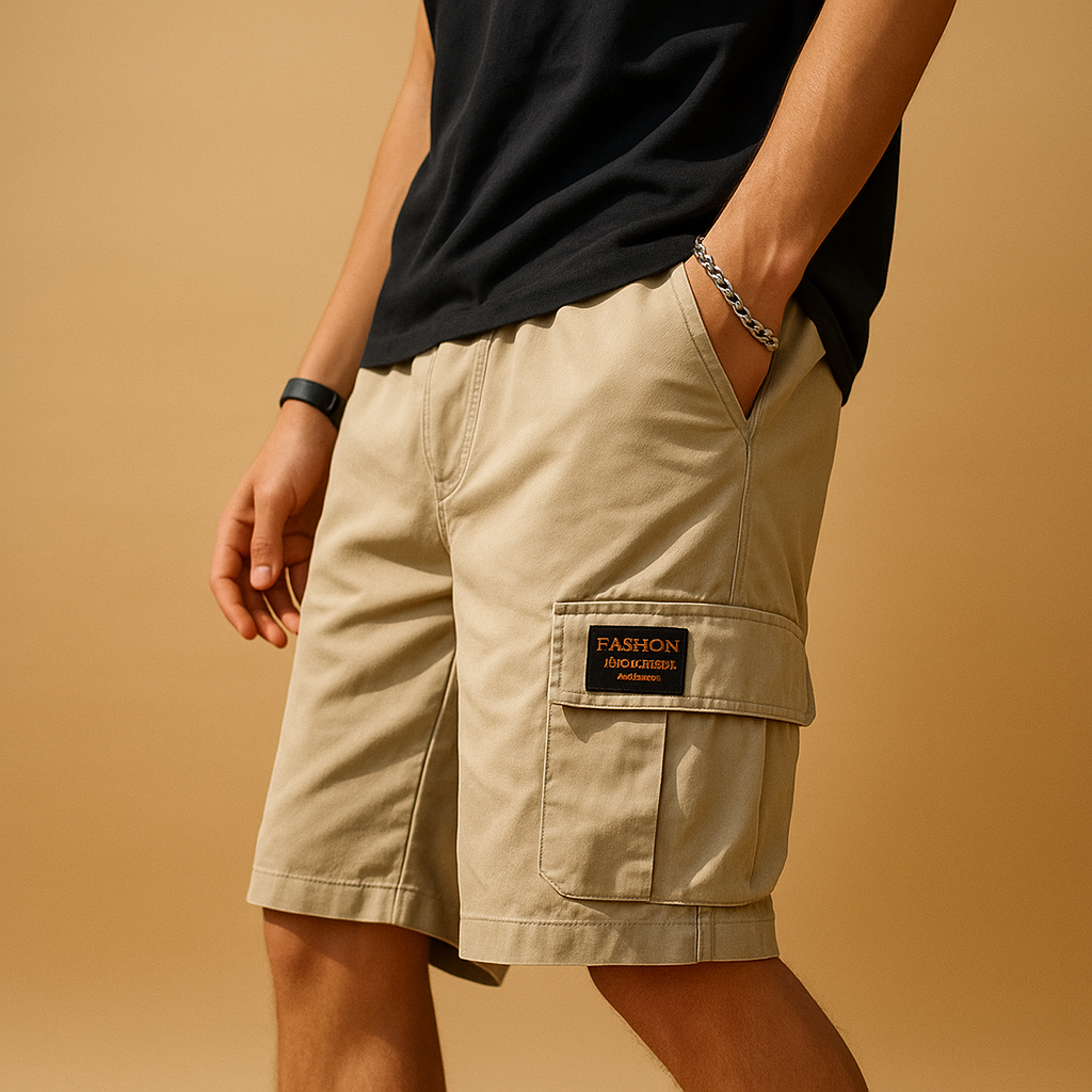 Dawson | Herren Cargo Shorts Mit Pattentasche