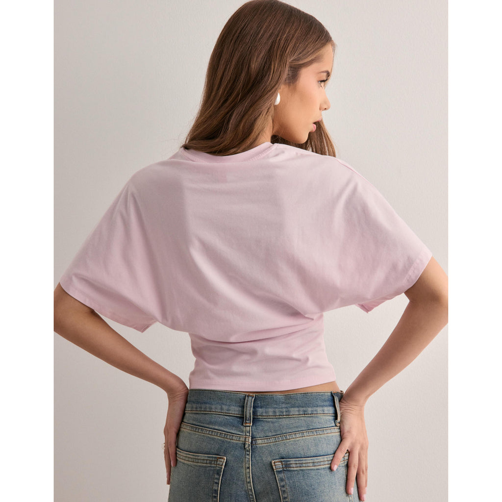 Callie | Damen Kurzarm T-Shirt Mit Ausgestellten Ärmeln