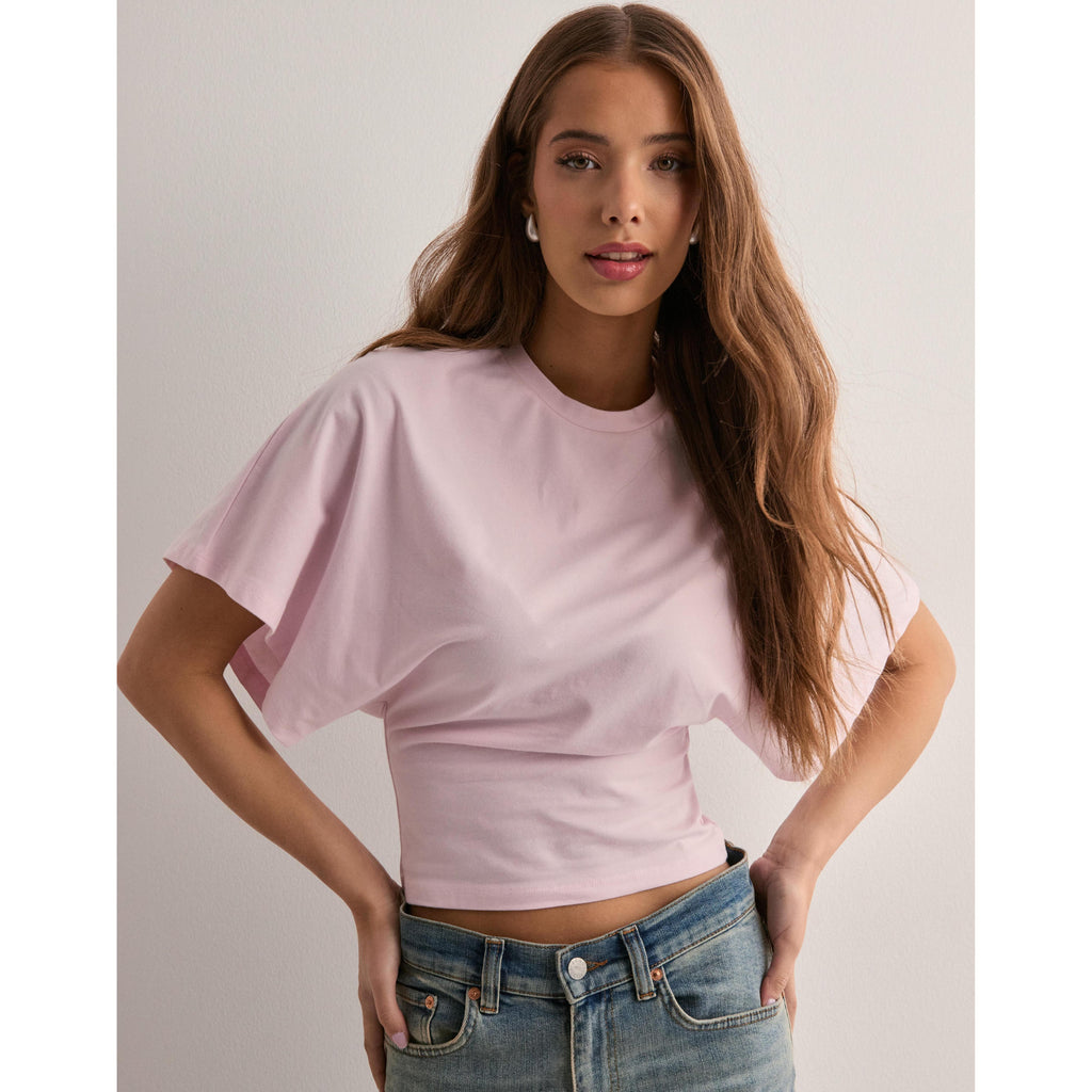 Callie | Damen Kurzarm T-Shirt Mit Ausgestellten Ärmeln