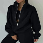 Madeline | Zweiteiliges Set Mit Half-Zip Pullover Und Jogginghose