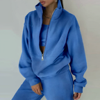 Madeline | Zweiteiliges Set Mit Half-Zip Pullover Und Jogginghose