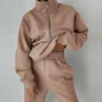 Madeline | Zweiteiliges Set Mit Half-Zip Pullover Und Jogginghose