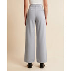 Quinn | Damen Hose Mit Hoher Taille Und Plissiertem Bein