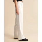 Quinn | Damen Hose Mit Hoher Taille Und Plissiertem Bein